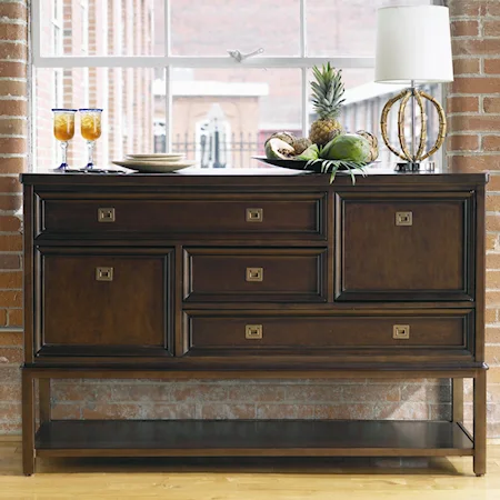 3 Drawer Sideboard with 2 Doors